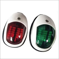 2x LED Navigation Lights Nav Lamp Side Mount Port Starboard Marine Yacht Boat