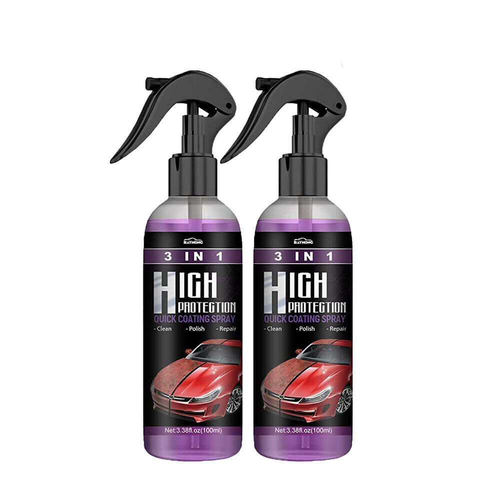 3in1 High Protection Quick Car Coat Ceramic Coating Spray Hydrophobic Unbranded Australia