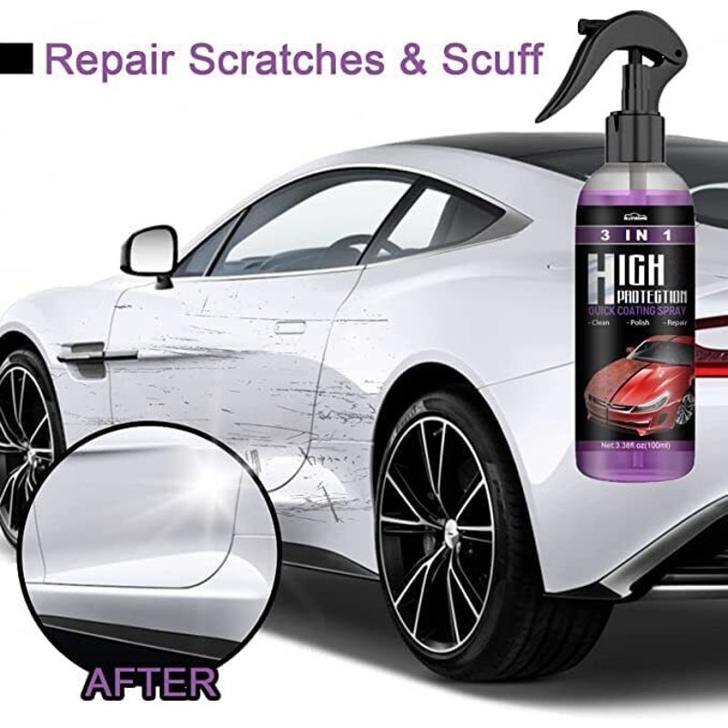 Buy 3in1 High Protection Quick Car Coat Ceramic Coating Spray
