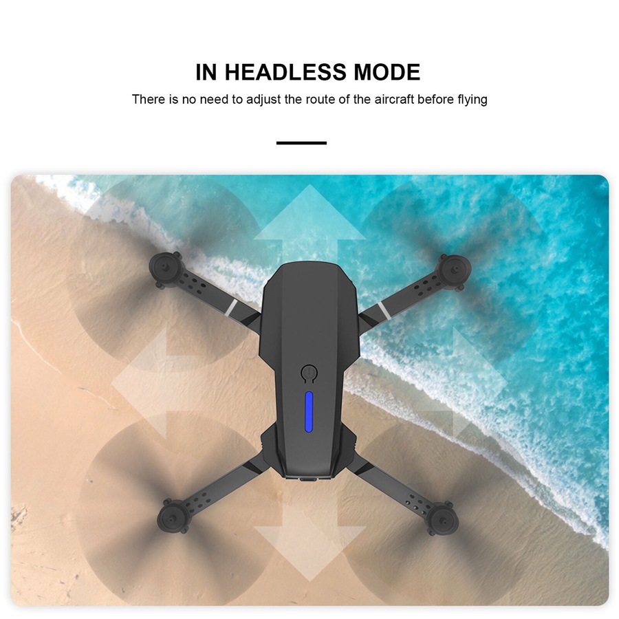 4K GPS Drone with HD Camera Drones WiFi FPV Foldable RC Quadcopter W/2Batteries