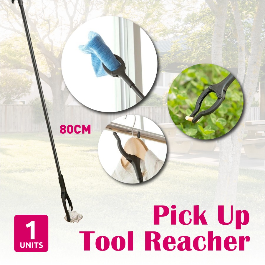 80cm Pick Up Tool Reacher Grabber Extend Hand Trash Picker Arm Stick