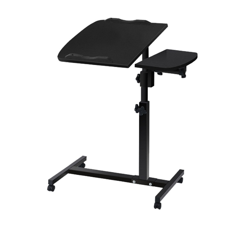 Buy Adjustable Laptop Desk Mobile Computer Table Stand with lockable