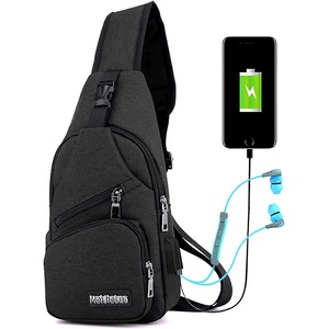 Durable Mens Chest Bag Shoulder Backpack Man Sling Cross Body Satchel Travel Bag
