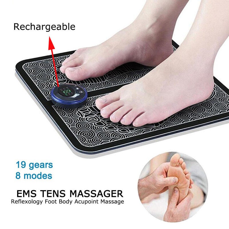 EMS Foot Massager Electric Massage Mat With USB Charging Foo - Inspire  Uplift