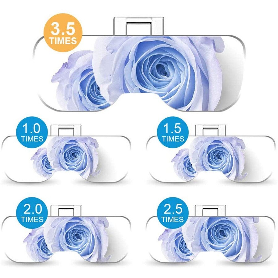 Headband Magnifier 2 LED Lamp Light Jeweler Head Mounted Magnifying Glass Loupe