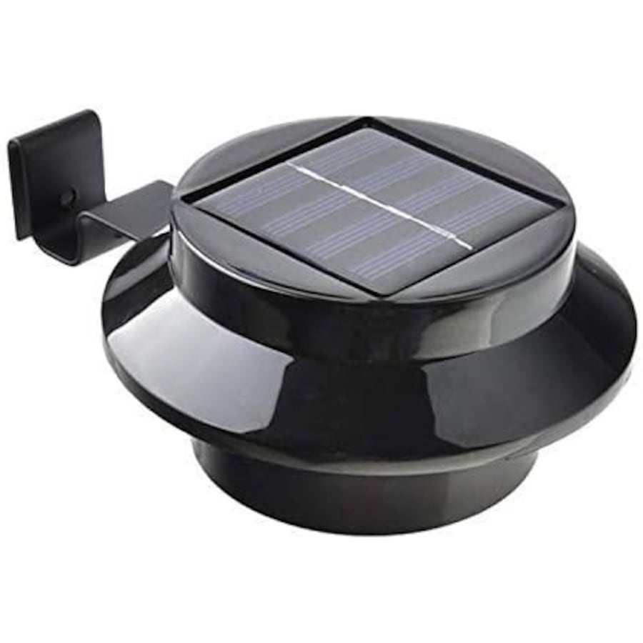 LED Solar Power Wall Fence Gutter Light Sensor Security Garden Porch Yard Lamps