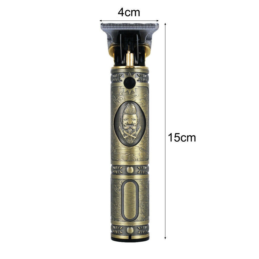 Men's USB Electric Hair Clippers Trimmer Beard Shaver Cordless Groomer Kit