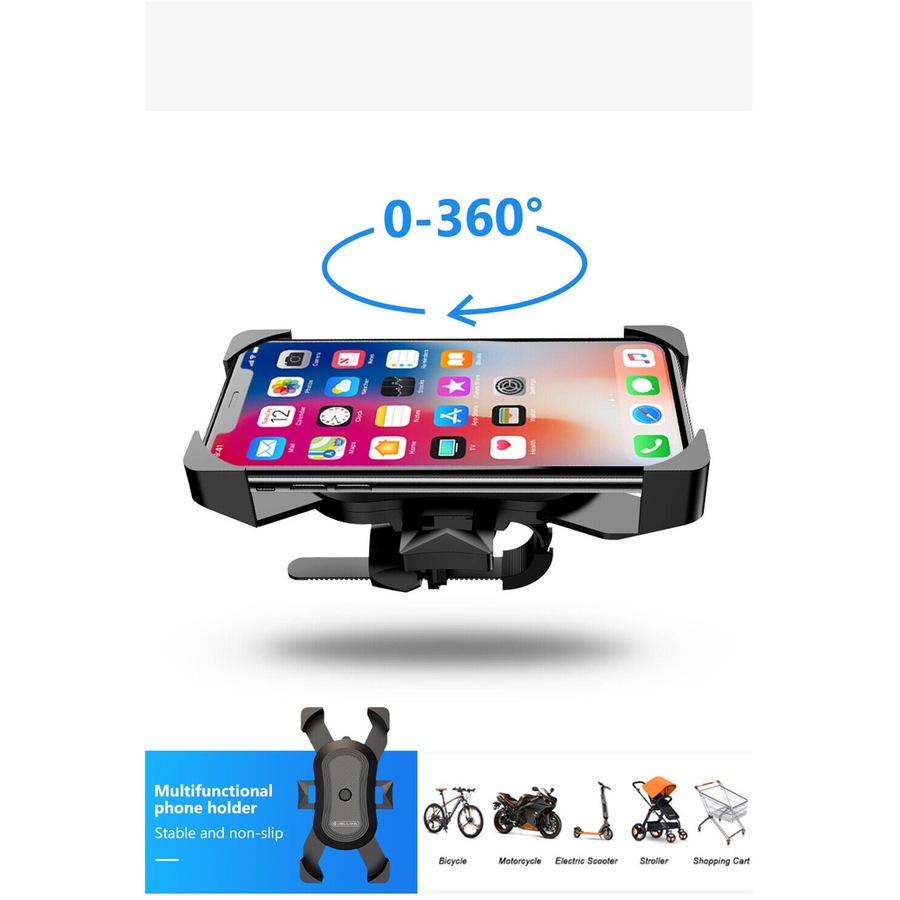 Mobile Phone Holder Bracket Handlebar GPS Mount For Motorcycle Bicycle Bike MTB