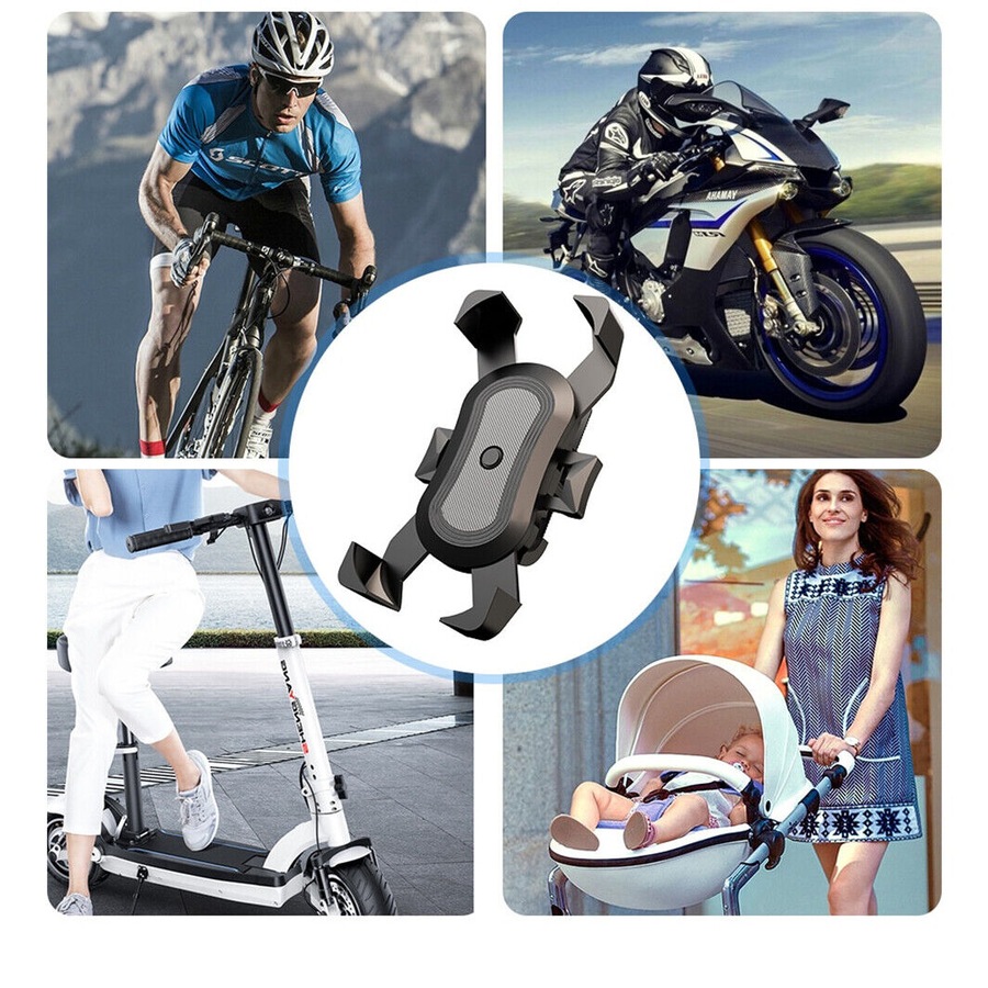 Mobile Phone Holder Bracket Handlebar GPS Mount For Motorcycle Bicycle Bike MTB