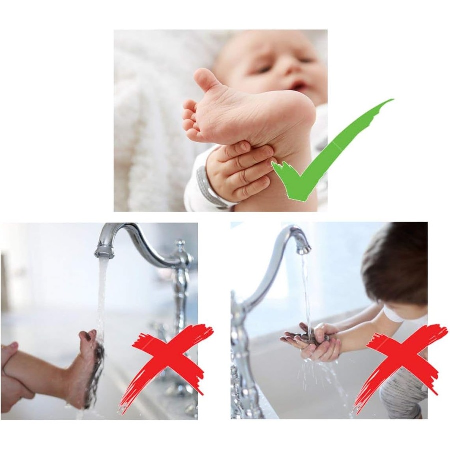 Newborn Wipe Safe Hand & Foot Print Kit Baby Inkless Christmas Gift - Child