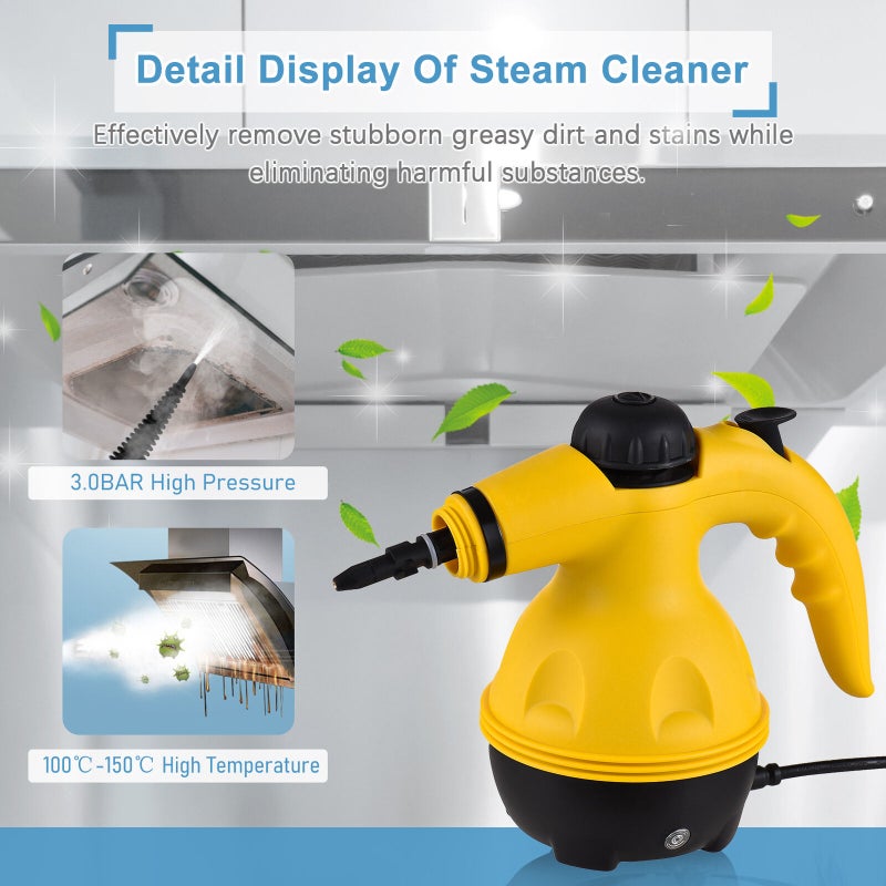 Reviews for Multi-purpose Handheld Pressurized Electric Steam Cleaner Steam  Cleaner