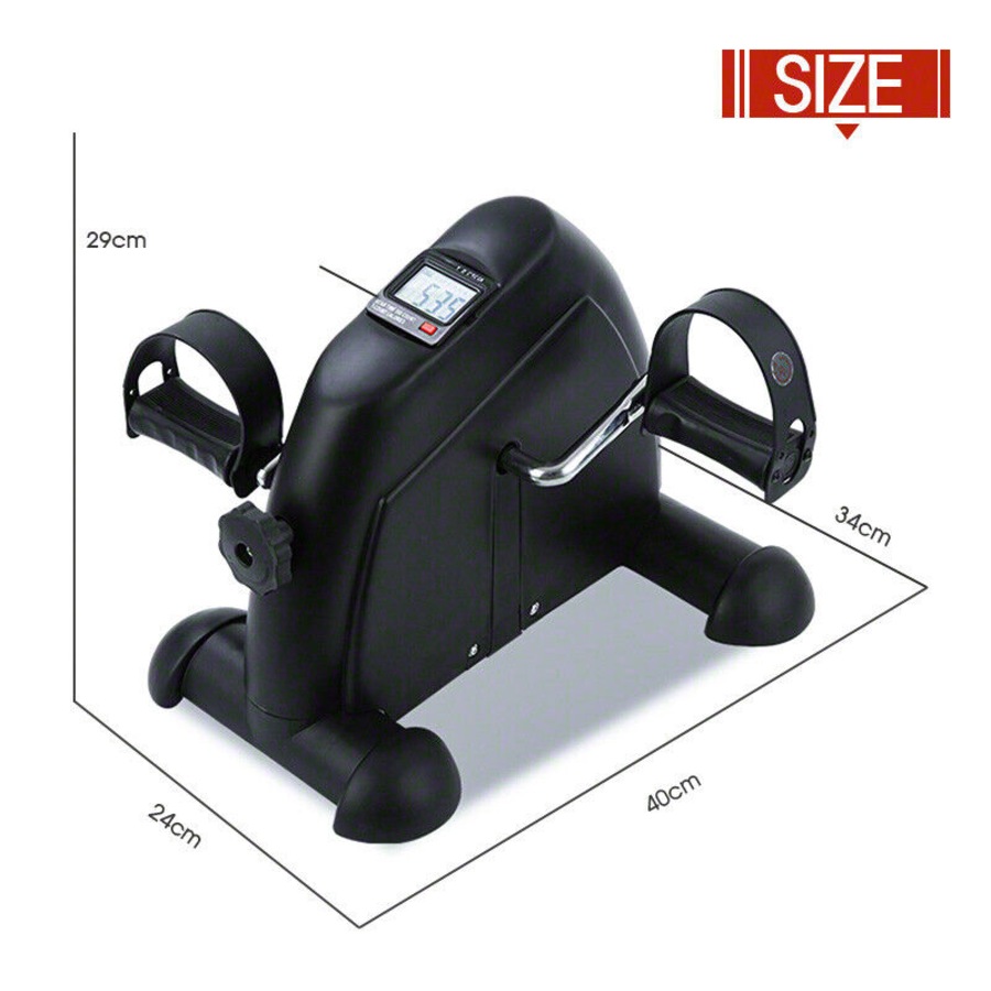 Portable Exercise Mini Bike Trainer Machine Desk Gym Pedal Cycle