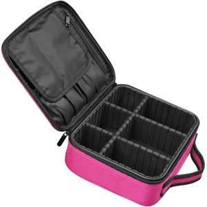 Professional Makeup Bag Portable Cosmetic Case Storage Box Travel rose small