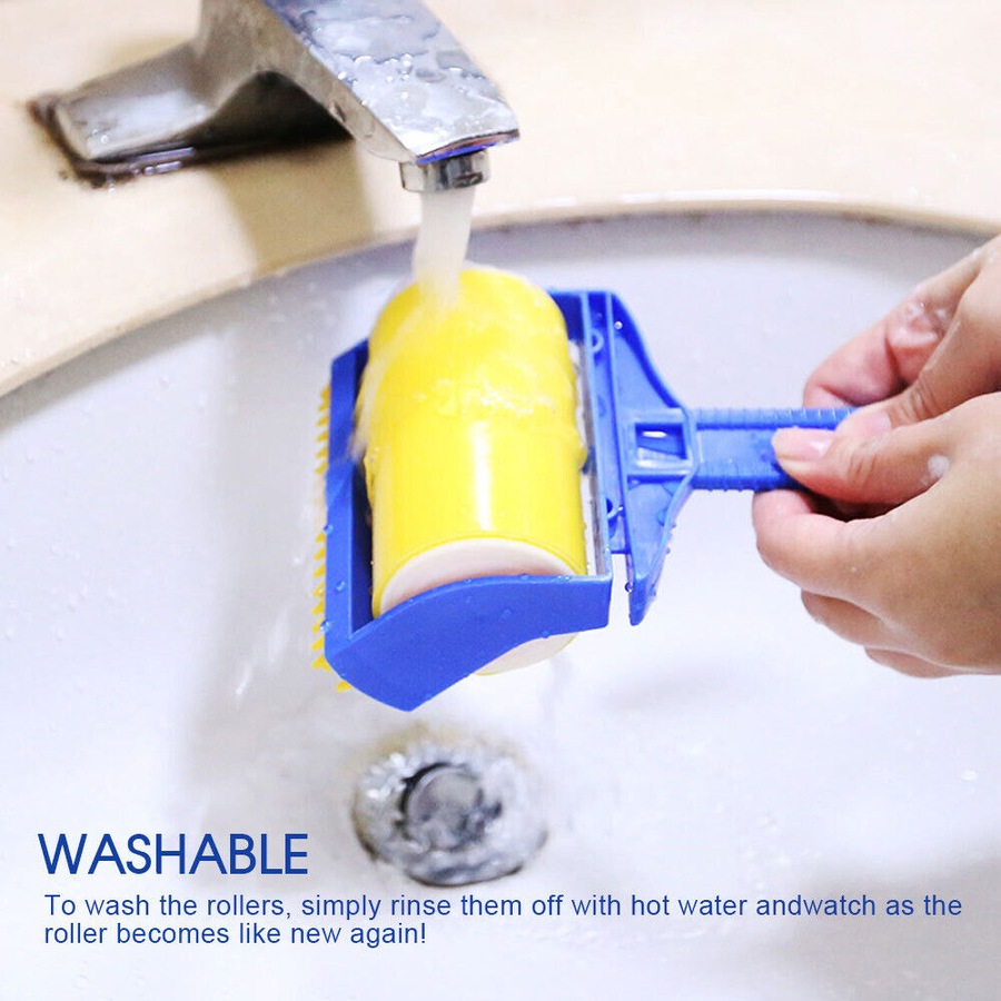 Reusable Sticky Buddy Picker Cleaner Lint Roller Pet Hair Remover Brush Tools