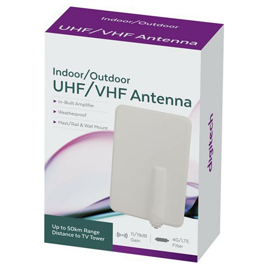 Slimline Indoor/Outdoor UHF/VHF Antenna