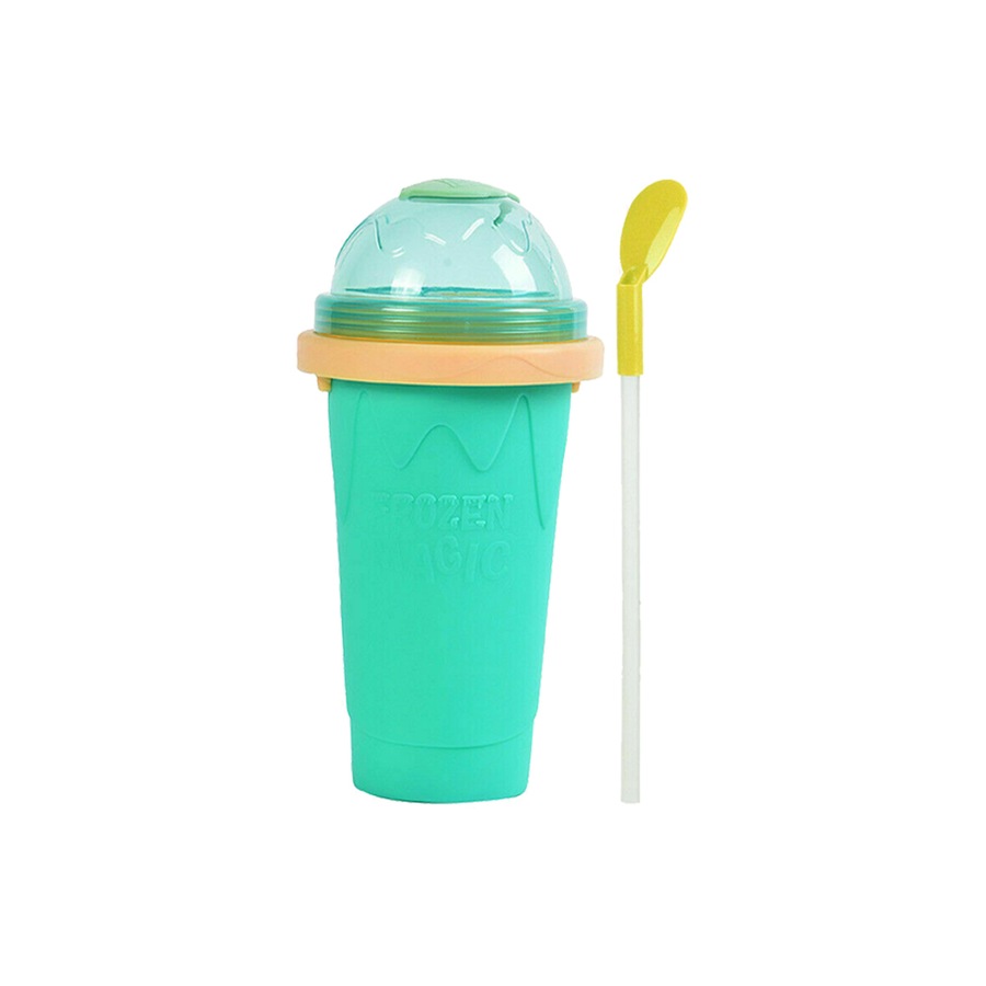 Slushie Maker Cup Quick Freeze Magic Squeeze Cup BLUE+GREEN