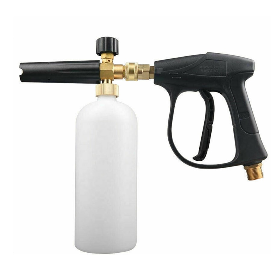 Snow Foam Washer Gun Car Wash Soap Lance Cannon Spray Pressure Jet Bottle Kit