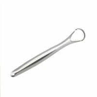 Stainless Steel Tongue Tounge Cleaner Scraper Dental Care Oral Hygiene Mouth Kit