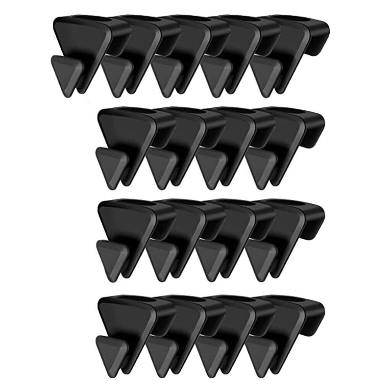 18 Pcs New Space Triangles Hanger Hooks Clothes Connector to