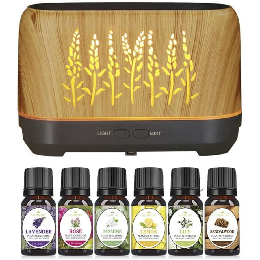 Ultrasonic Essential Oil Humidifier Air Diffuser Aroma Aromatherapy Air Purifier