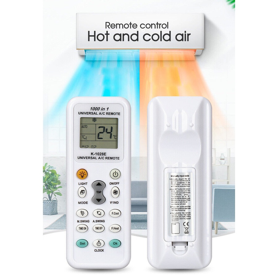 Buy Universal A/C Air Conditioning Remote Control Air Con ALL MAJOR ...