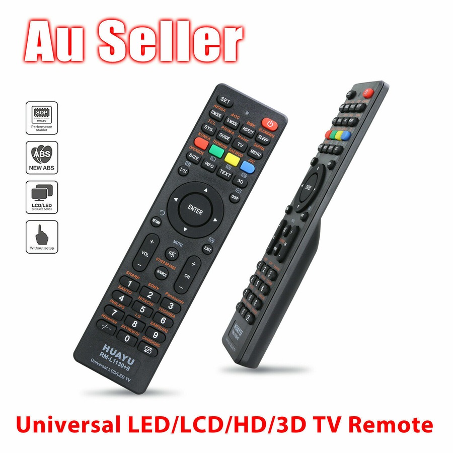 Universal TV Remote Control LCD/LED For Sony/Samsung/Panasonic/LG/TCL/Soniq AUS