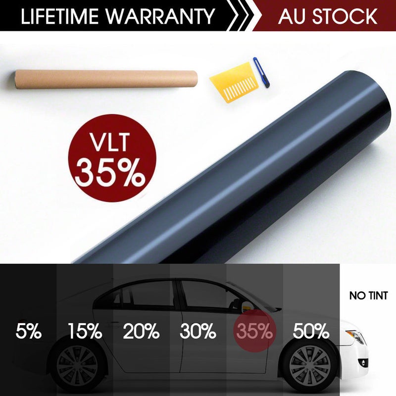 Window Tint Film Black Roll VLT 5% 15% 35% Car Home 76cm X 7m Tinting –  Laper Mata