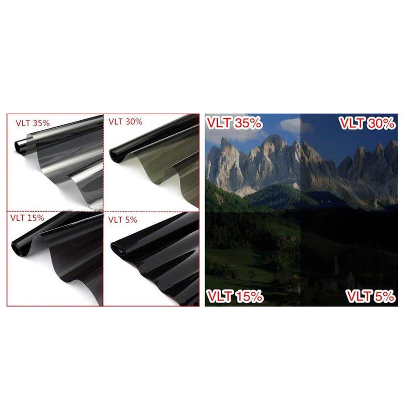 Window Tint Film Black Roll VLT 5% 15% 35% Car Home 76cm X 7m Tinting –  Laper Mata