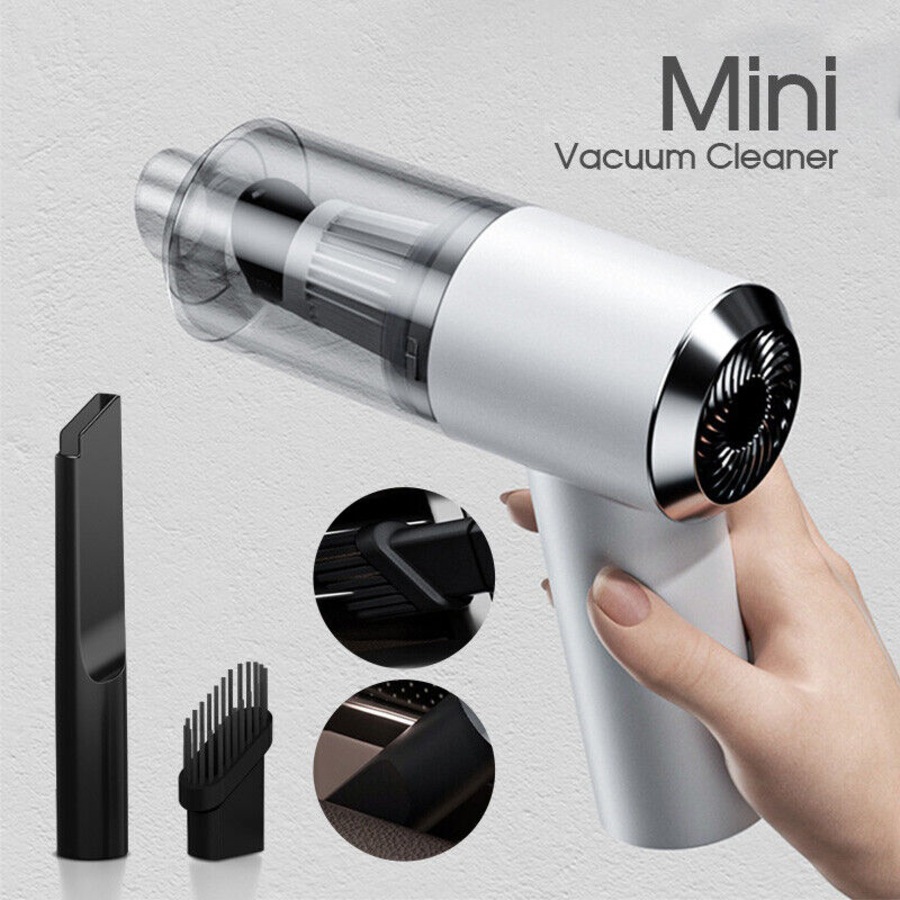 Wireless Vacuum Cleaner USB Rechargeable Car Handheld Vaccum Mini Power Suction