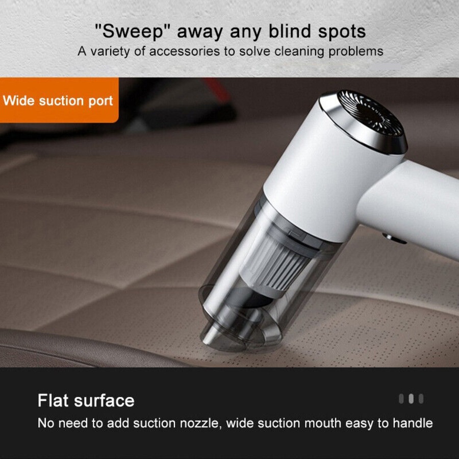 Wireless Vacuum Cleaner USB Rechargeable Car Handheld Vaccum Mini Power Suction
