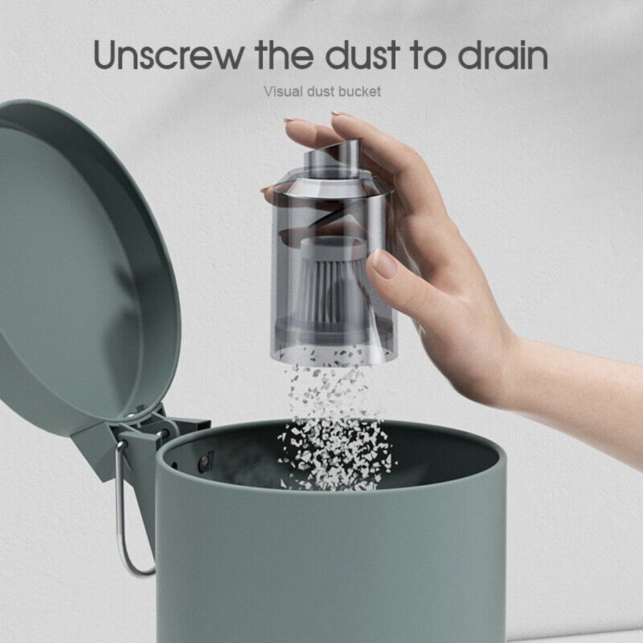 Wireless Vacuum Cleaner USB Rechargeable Car Handheld Vaccum Mini Power Suction