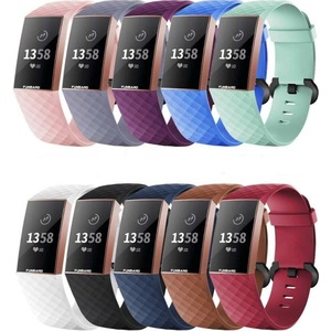 For Fitbit Charge 3 4 Classic Silicone Replacement Band Watch Strap Sports band