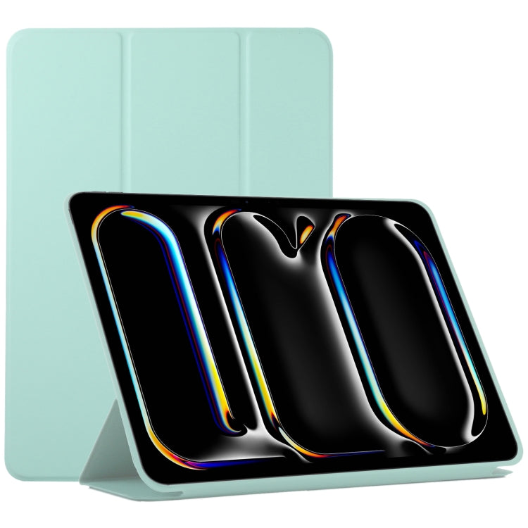 Buy For iPad Pro 13 2024 Double-sided Clip Non-buckle Magnetic PU Smart ...