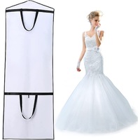 2 Pack 180x60x30cm Wedding Dress Garment Bag for Travel and Clothes Storage