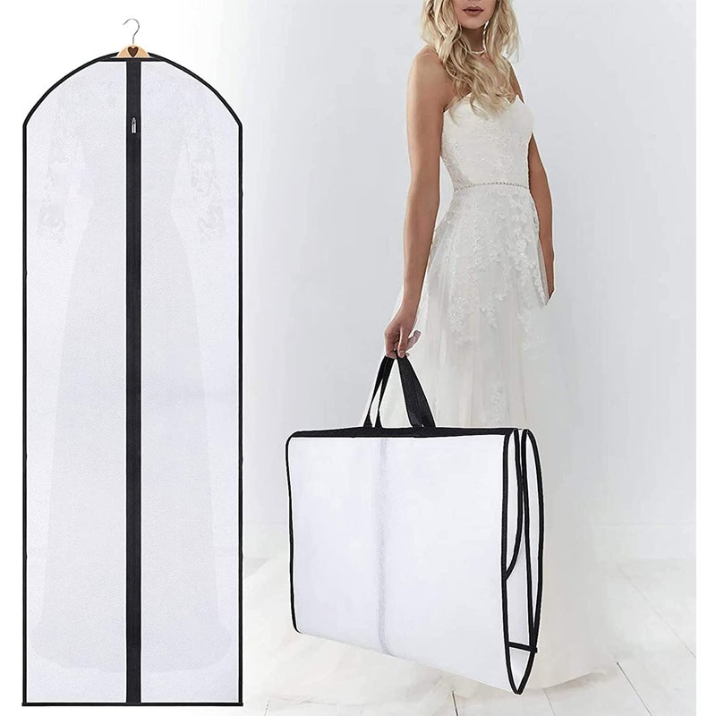 Buy 2 Pack 180x60x30cm Wedding Dress Garment Bag for Travel and