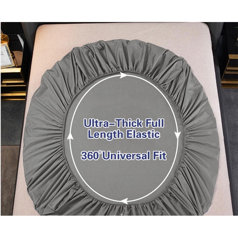 Buy 2000TC AU Super King Size 3pc Fitted Sheet Set, Extra Deep Pocket