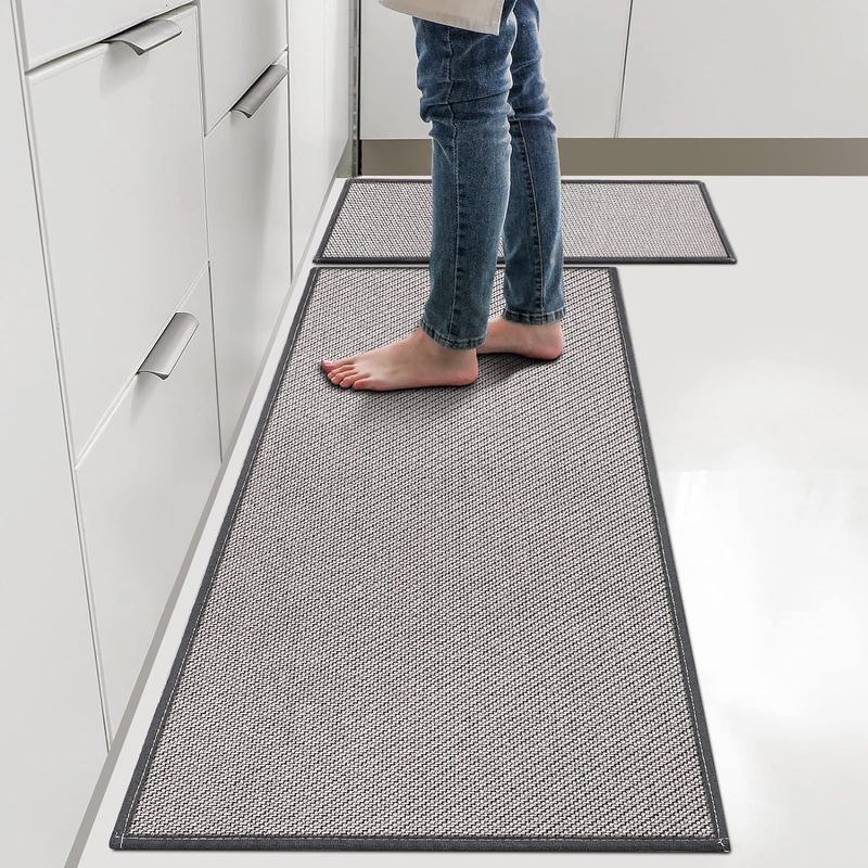 Buy 2PC Non Slip Kitchen Floor Mats Front Sink Comfort Rugs Door Mat