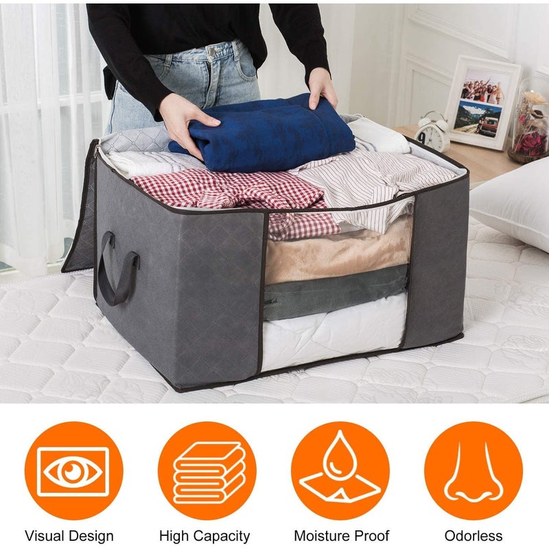 Comforter Storage Bags King Size, Non-woven Clothes Storage