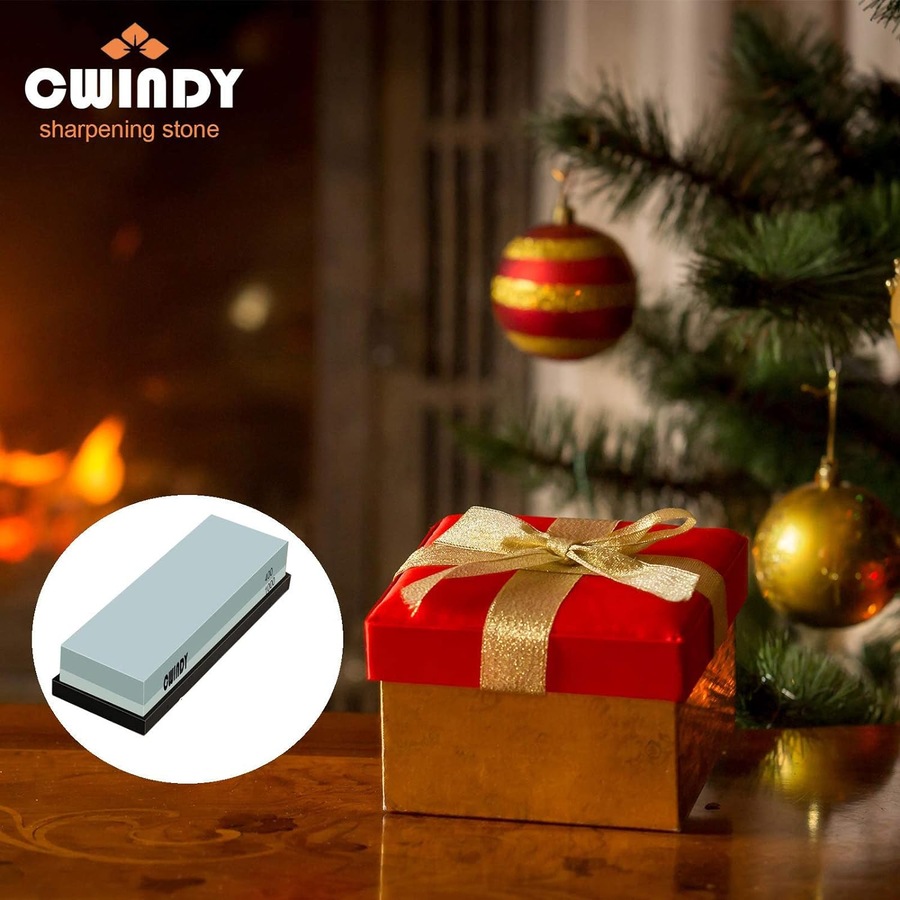 400 1000 grit knife sharpening stone with ebook - for kitchen, tactical, scissors, razors, swords