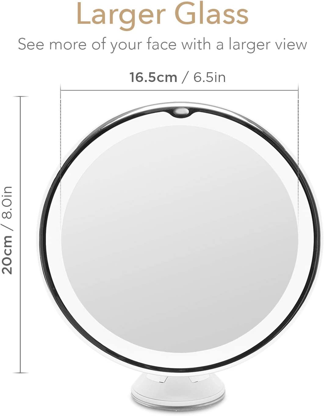 7 x shop magnifying mirror