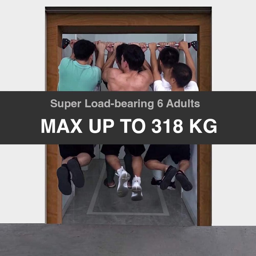 Adjustable Doorway Pull Up Bar - No Screws, Locking Mechanism