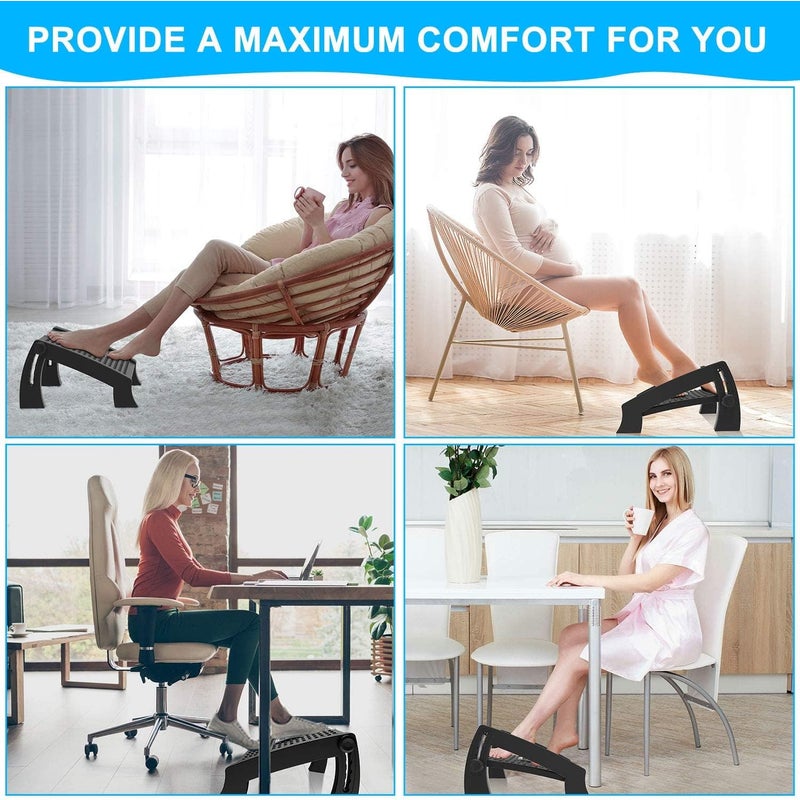 Foot Rests, Adjustable Under Desk Footrest with 6 Height Position - health  and beauty - by owner - household sale 