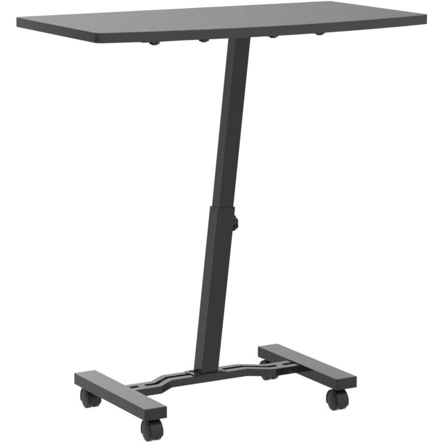 Adjustable Mobile Laptop Stand Desk Cart - 28-33'' Height, Black
