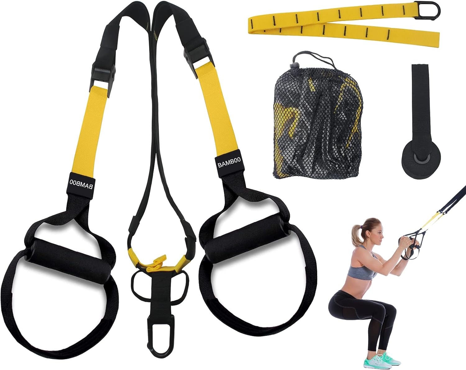 Adjustable Suspension Trainer Kit for Full-Body Workouts Australia