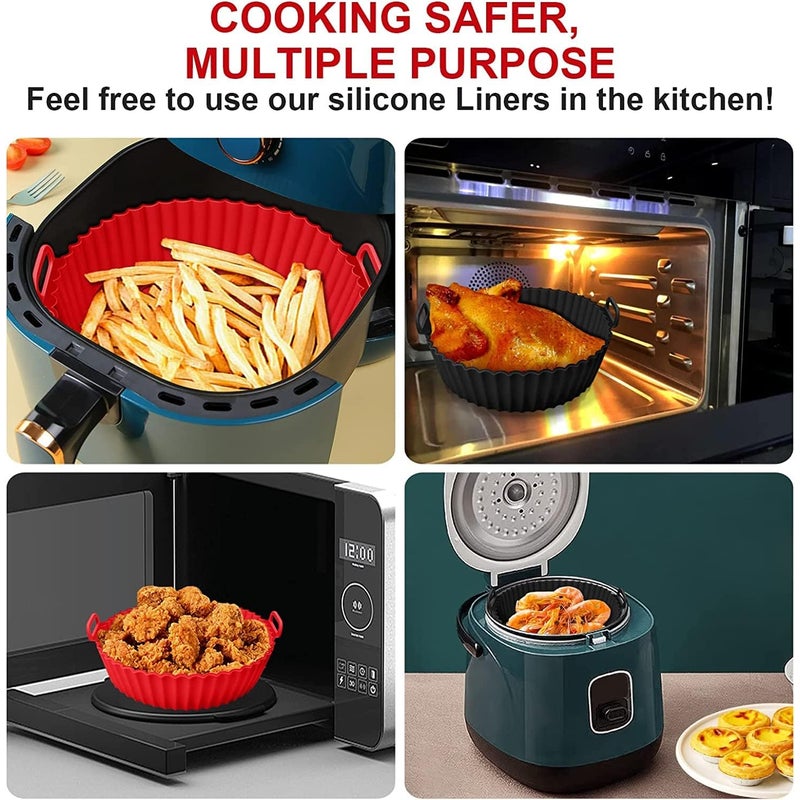 Buy Air Fryer Silicone Pot Air Fryers Oven Accessories Baking Tray - MyDeal