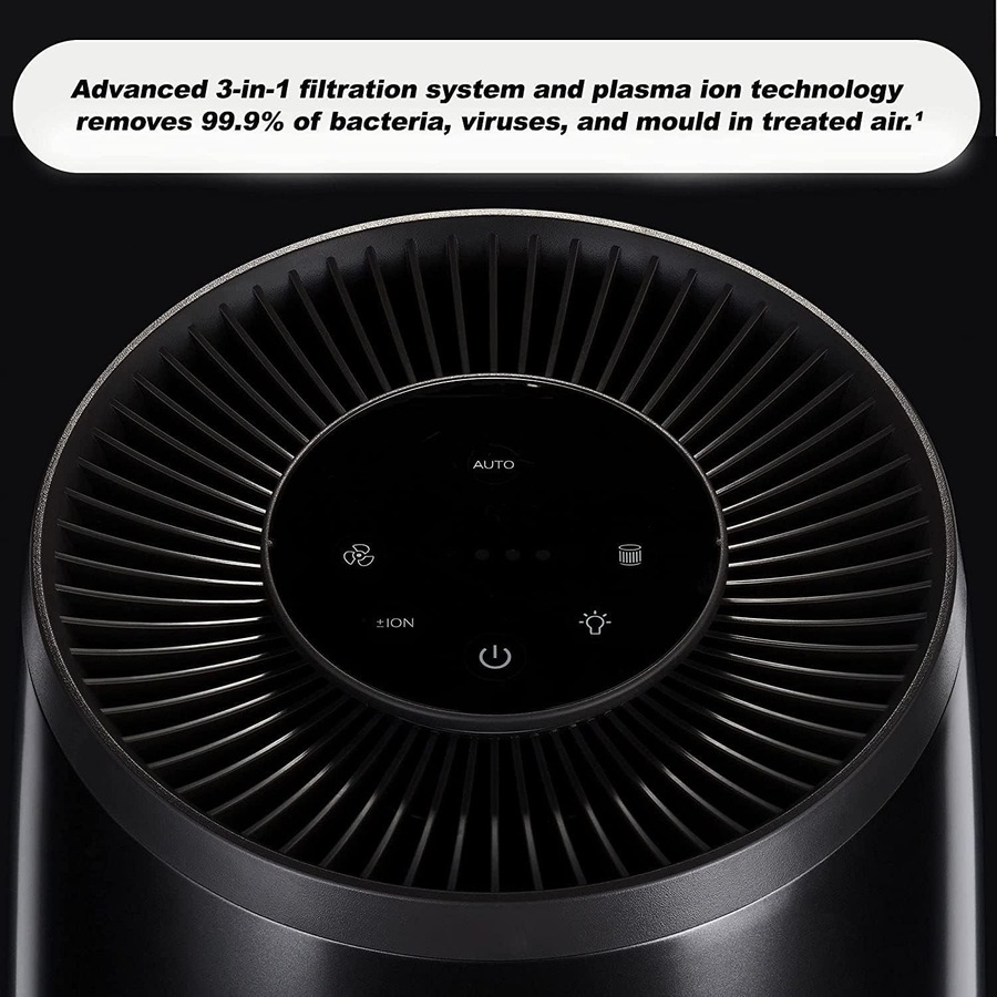 Air Purifier AP100 HEPA-13 Filter 99.9% Virus Removal Small Black