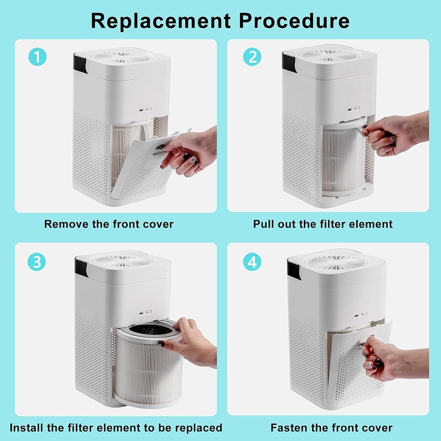 Air Purifier HEPA Portable 4 Modes H13 Filter