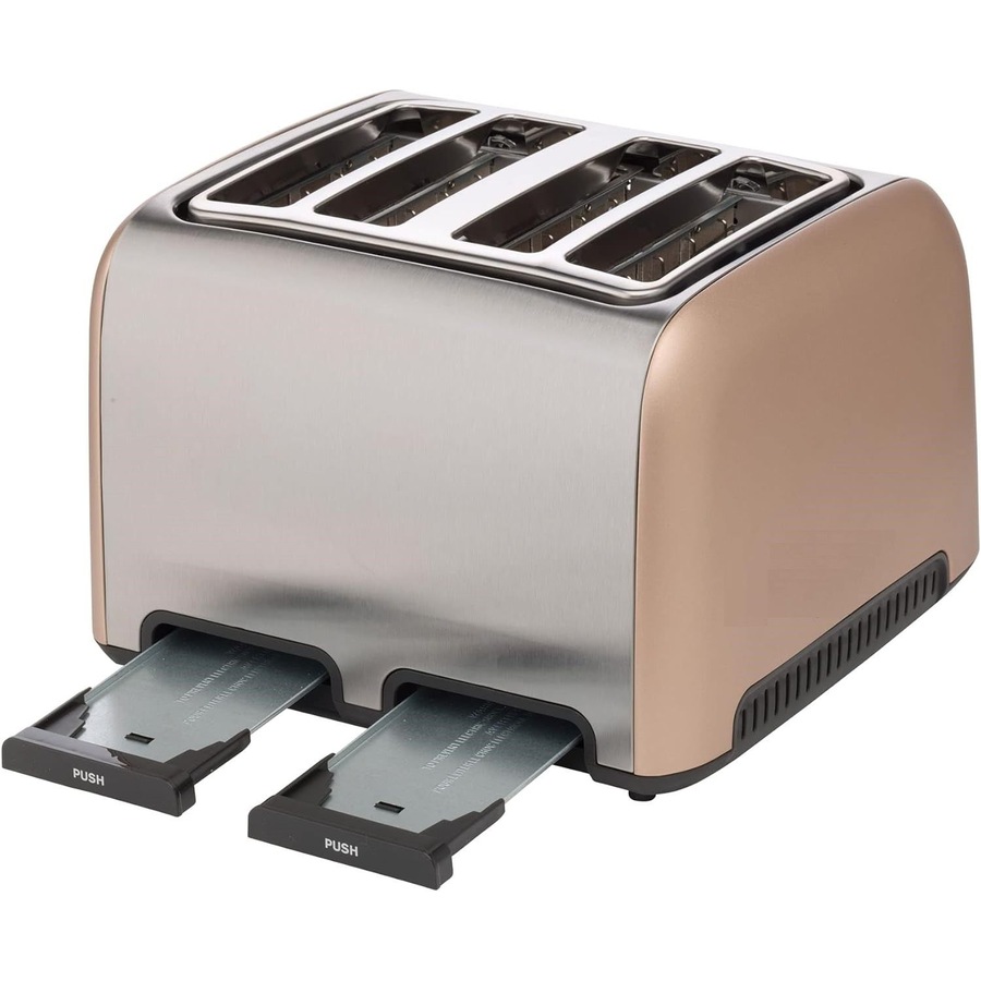 Brooklyn Toaster 4 Slice, Extra Wide Slots, High-Lift, Champagne