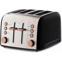 Brooklyn Toaster 4 Slice, Extra Wide Slots, High-Lift, Copper