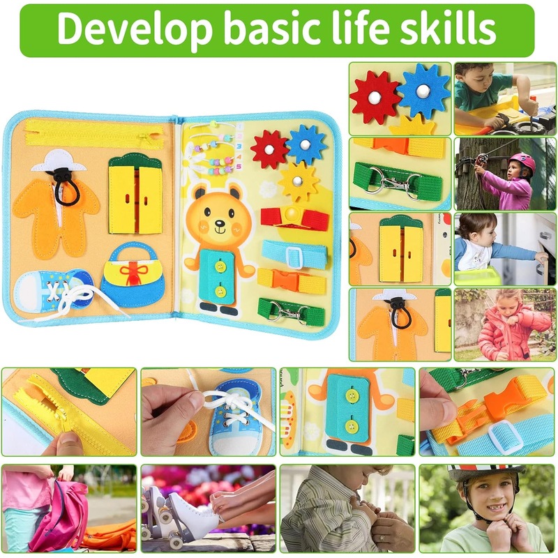 Buy Busy Board for 15 Year Olds, Montessori Fine Motor Skills Toys, Preschool Learning MyDeal